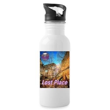 Lost Place Forge - Water bottle with straw - white - Right