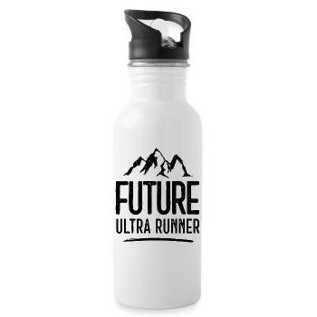 Future Ultra Runner - Trinkflasche mit integriertem Trinkhalm - Weiß - Rechts