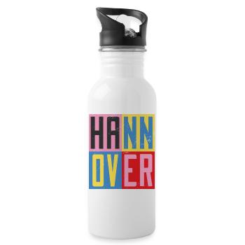 Hanover Design - Water bottle with straw - white - Right