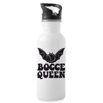 Bocce Queen Boules Bal Halloween Costume Boule - Gourde avec paille intégrée - blanc - Droite