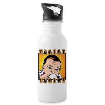 Baby Coffee - Water bottle with straw - white - Right