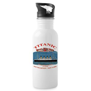 TITANIC CREATION Louis RUNEMBERG © Adagp - Water bottle with straw - white - Right