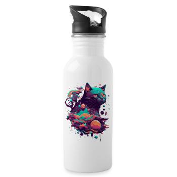 Vector Cat 2 0 - Water bottle with straw - white - Right