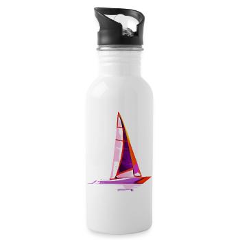 Planche à voile Kitesurf Windsurfer Kitesurfer - Gourde avec paille intégrée - blanc - Droite