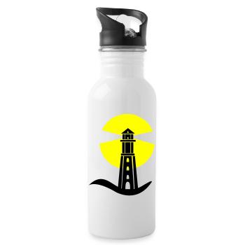 Phare 01 - Gourde avec paille intégrée - blanc - Droite