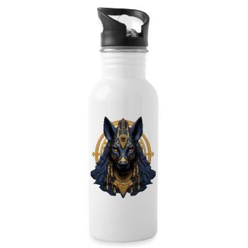 Egypt Egypt Isis Pharaohs Pharaohs Pyramid Africa - Water bottle with straw - white - Right