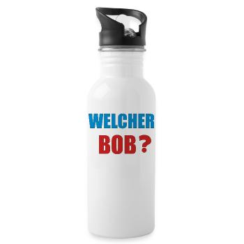 welcher bob - Trinkflasche mit integriertem Trinkhalm - Weiß - Rechts