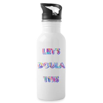5AC1D4E6 F018 47B9 8A64 EAFB92C3566F - Trinkflasche mit integriertem Trinkhalm - Weiß - Rechts