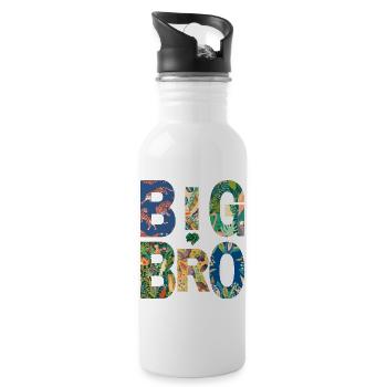 BIG BRO - Brother - Big brother - Matching look - Water bottle with straw - white - Right