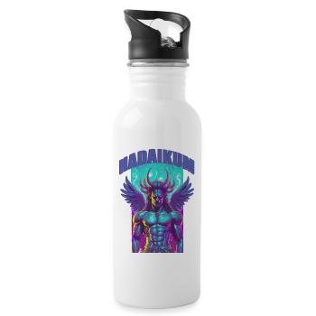 HADAIKUM - Trinkflasche mit integriertem Trinkhalm - Weiß - Rechts