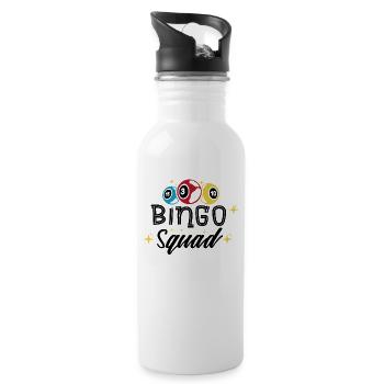 Bingo Player Bingo Game Bingo Game Games Bingo - Water bottle with straw - white - Right