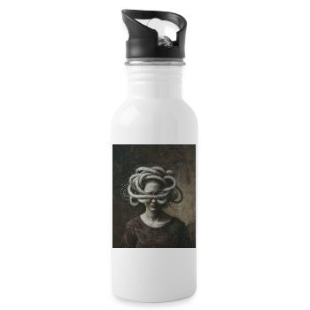 Too many wires - Water bottle with straw - white - Right