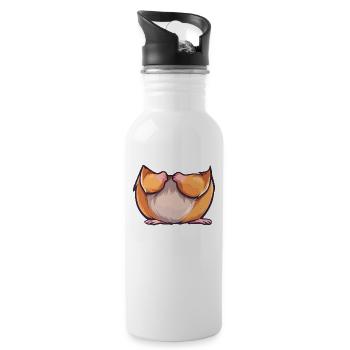 Costume de déguisement d’Halloween de hamster mignon - Gourde avec paille intégrée - blanc - Droite