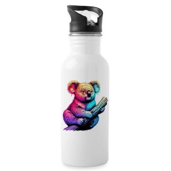 Koala - Water bottle with straw - white - Right