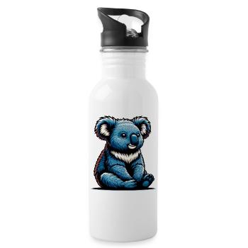 Koala - Water bottle with straw - white - Right