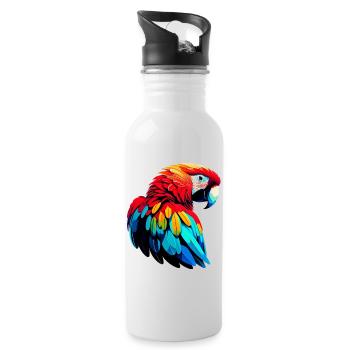 Parrot - Water bottle with straw - white - Right