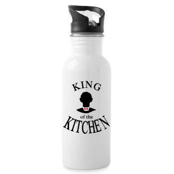 Chef - Water bottle with straw - white - Right