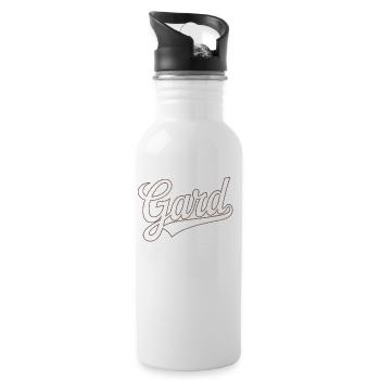 Gard 30 - Gourde avec paille intégrée - blanc - Droite