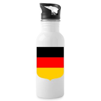 Germany - Water bottle with straw - white - Right