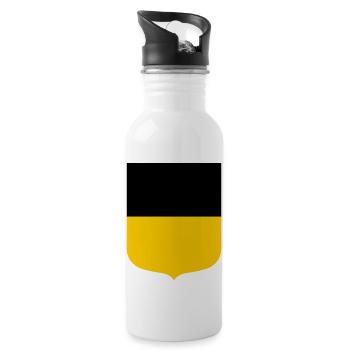 Bade-Wurtemberg - Gourde avec paille intégrée - blanc - Droite