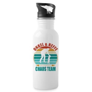 Bester Onkel Und Neffe Partnerlook Outfit Kostüm - Trinkflasche mit integriertem Trinkhalm - Weiß - Rechts
