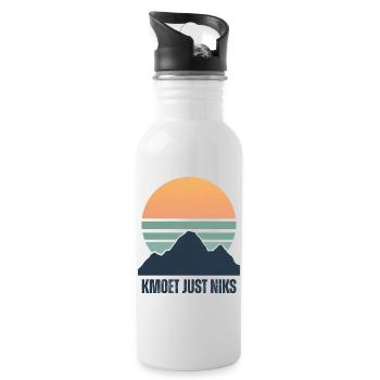 Kmoet just nothing, Dialecte anversois Chemises - Gourde avec paille intégrée - blanc - Droite