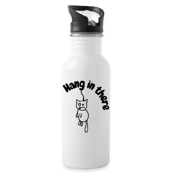 Hanginthere3 - Gourde avec paille intégrée - blanc - Droite