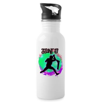 Scooter - Stunt it - Water bottle with straw - white - Right