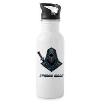Ninja Fight Sport - Water bottle with straw - white - Right