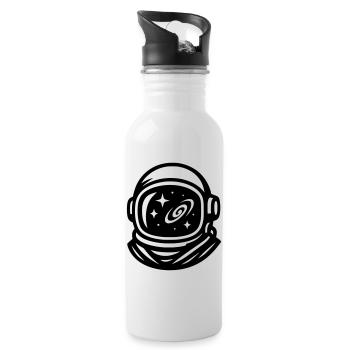 Astronaut - Water bottle with straw - white - Right