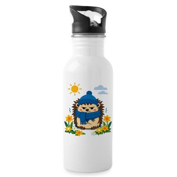 Spring? Not ordered! - Water bottle with straw - white - Right