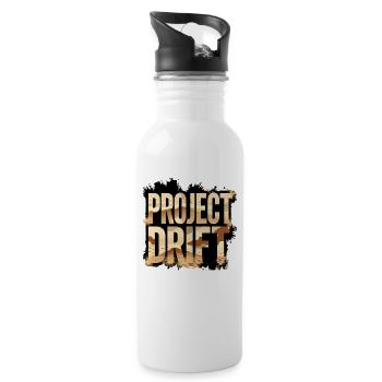 Déclaration de course de Camouflage du Projet Drift - Gourde avec paille intégrée - blanc - Droite