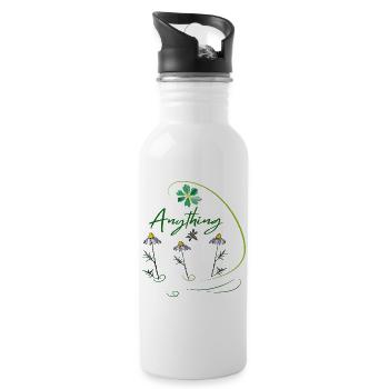 Anything - Water bottle with straw - white - Right