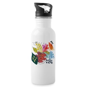 Blades Minimalist - Water bottle with straw - white - Right