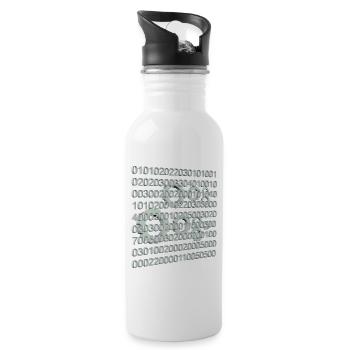 Techniker Technologie - Trinkflasche mit integriertem Trinkhalm - Weiß - Rechts