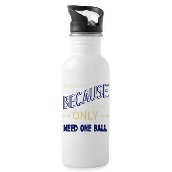 armbar kung fu gift martial arts jujutsu quote - Water bottle with straw - white - Right