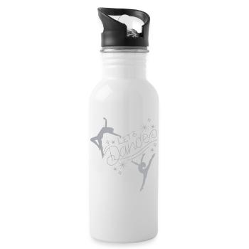 Let's Dance - Dancing T-Shirt - Trinkflasche mit integriertem Trinkhalm - Weiß - Rechts