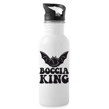 Boccia King Boules Bal Halloween Costume Boule - Gourde avec paille intégrée - blanc - Droite