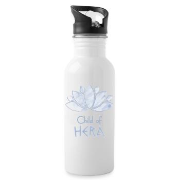 Child of Hera – Percy Jackson inspired design - Water bottle with straw - white - Right
