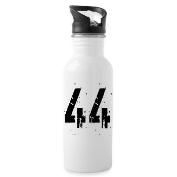 44 Nombre 44 - Gourde avec paille intégrée - blanc - Droite