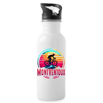 Mont Ventoux: An Epic Bike Challenge - Water bottle with straw - white - Right