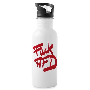 FCK AFD red - Water bottle with straw - white - Right