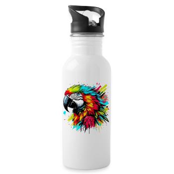 Parrot - Water bottle with straw - white - Right