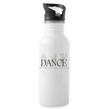 Dance at Movement Revolution - Trinkflasche mit integriertem Trinkhalm - Weiß - Rechts