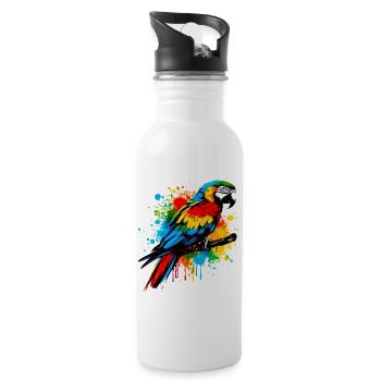 Parrot - Water bottle with straw - white - Right