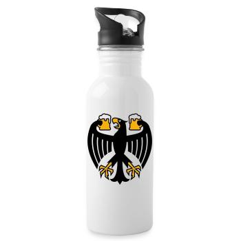 Germany Beer Federal Eagle - Water bottle with straw - white - Right