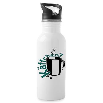Coffee? - Water bottle with straw - white - Right
