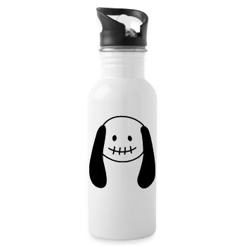 Poupée zombie – Mignon et effrayant combinés - Gourde avec paille intégrée - blanc - Droite