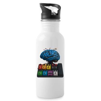 BRAIN PEDALBOARD - sound & vision - Water bottle with straw - white - Right