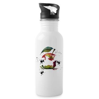 Apple - Water bottle with straw - white - Right